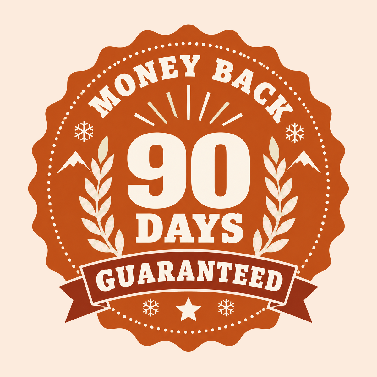 Money back 90 days guaranteed